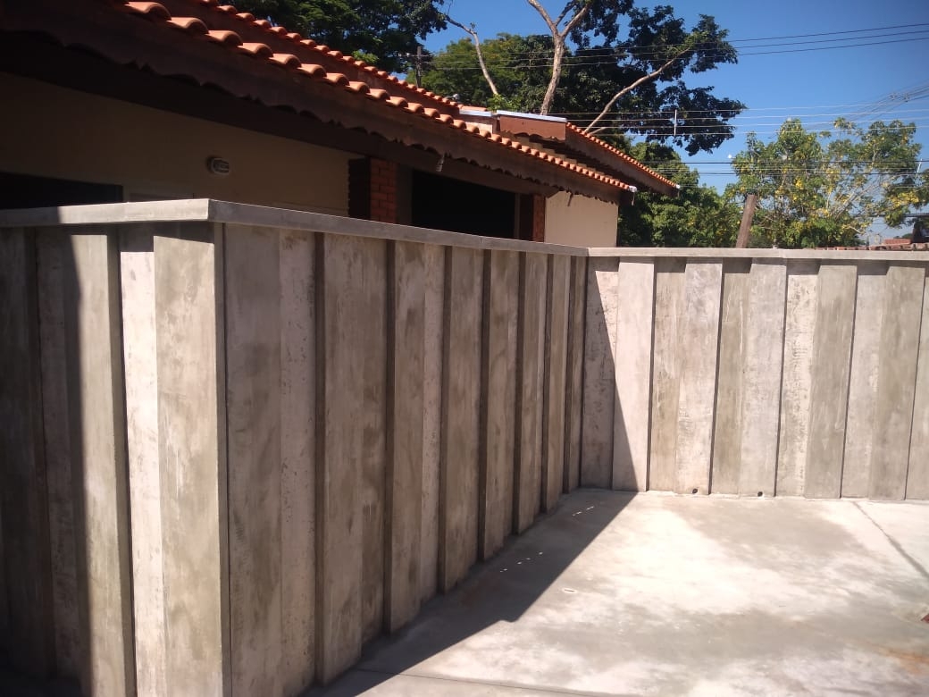 Muro em pilar de Concreto