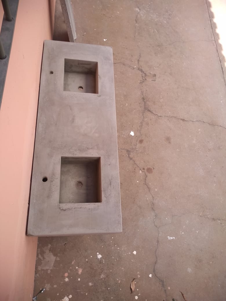 Lavatório em concreto